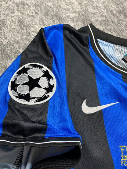 Inter's 2010 Champions League Final Home Jersey. Mario Balotelli.