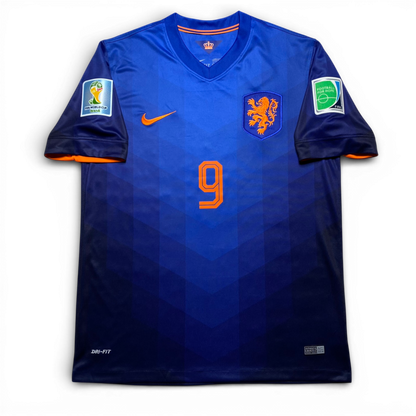 The Netherlands' home jersey for the 2014 World Cup. Robin Van Persie