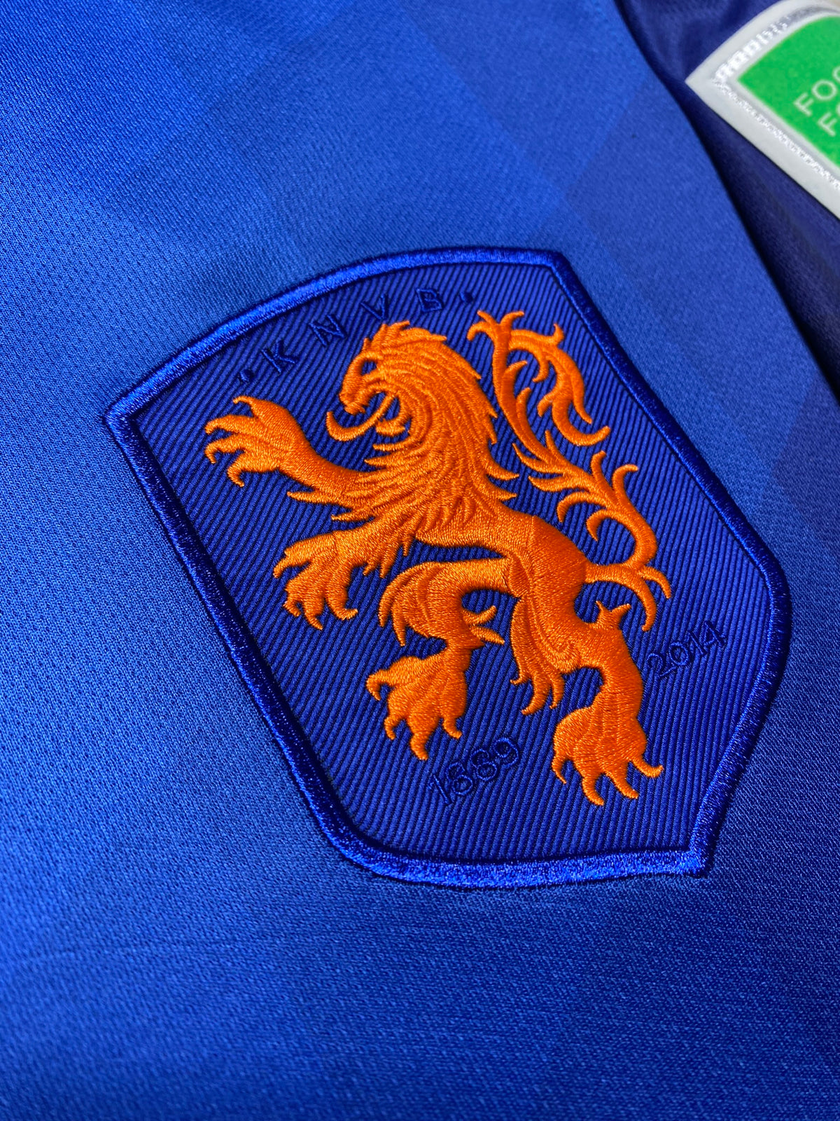 The Netherlands' home jersey for the 2014 World Cup. Robin Van Persie