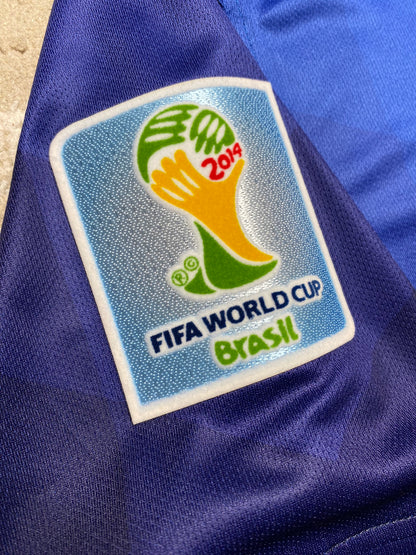 The Netherlands' home jersey for the 2014 World Cup. Robin Van Persie