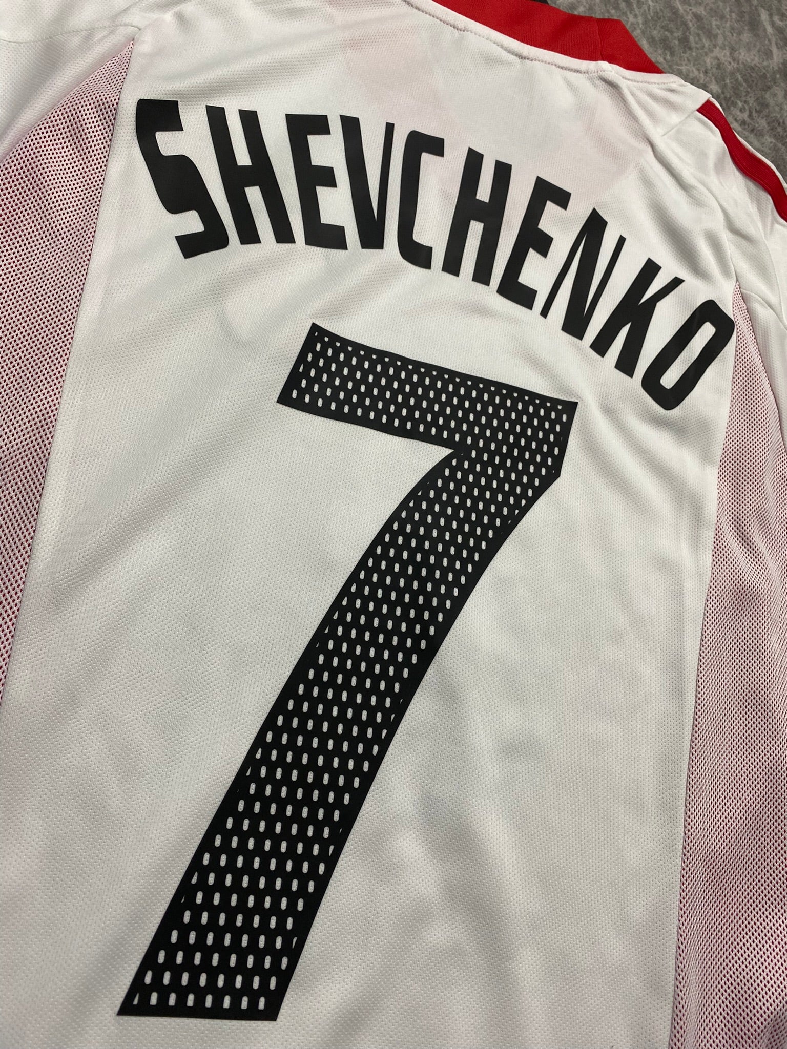 AC Milan away jersey, for the 2003 Champions League final. Andriy Shevchenko