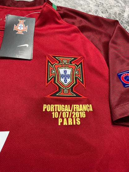 Portugal's home jersey for the 2016 UEFA EURO final. Cristiano Ronaldo.