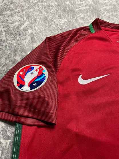 Portugal's home jersey for the 2016 UEFA EURO final. Cristiano Ronaldo.