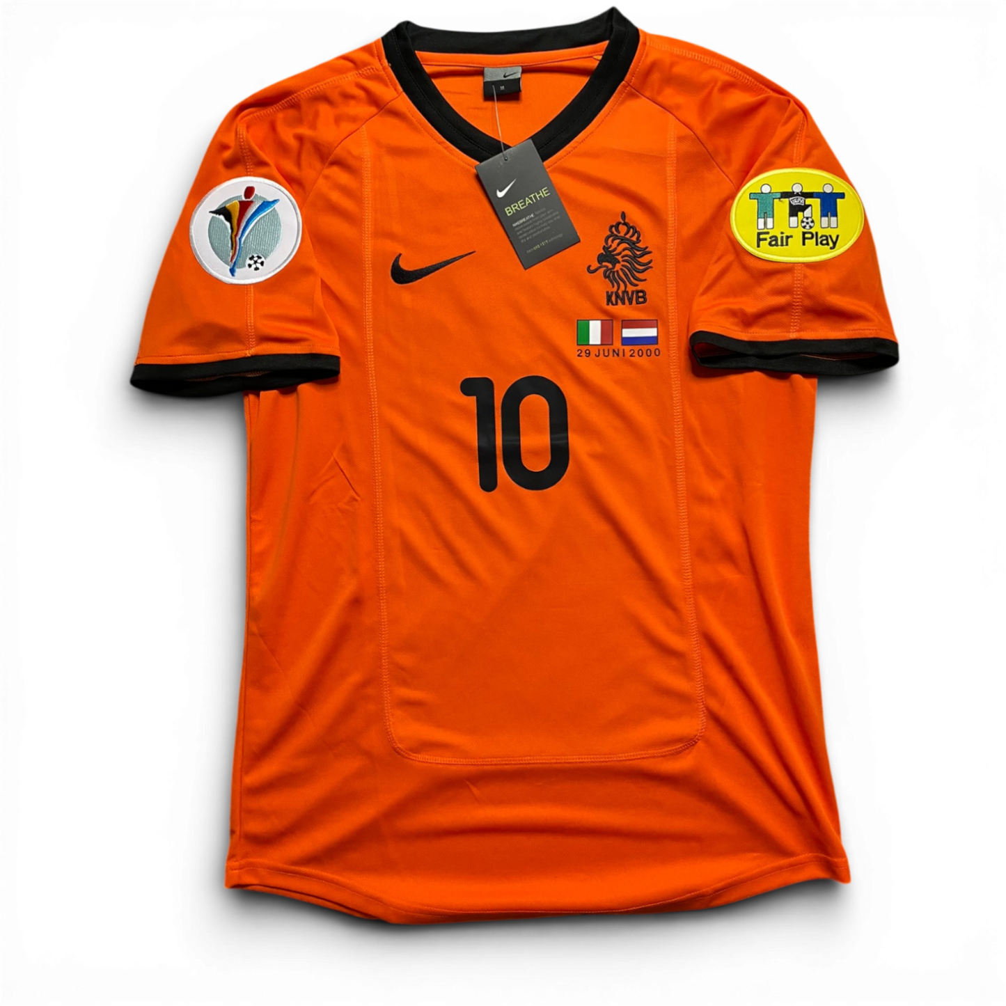 The Netherlands' home jersey for Euro 2000. Dennis Bergkamp