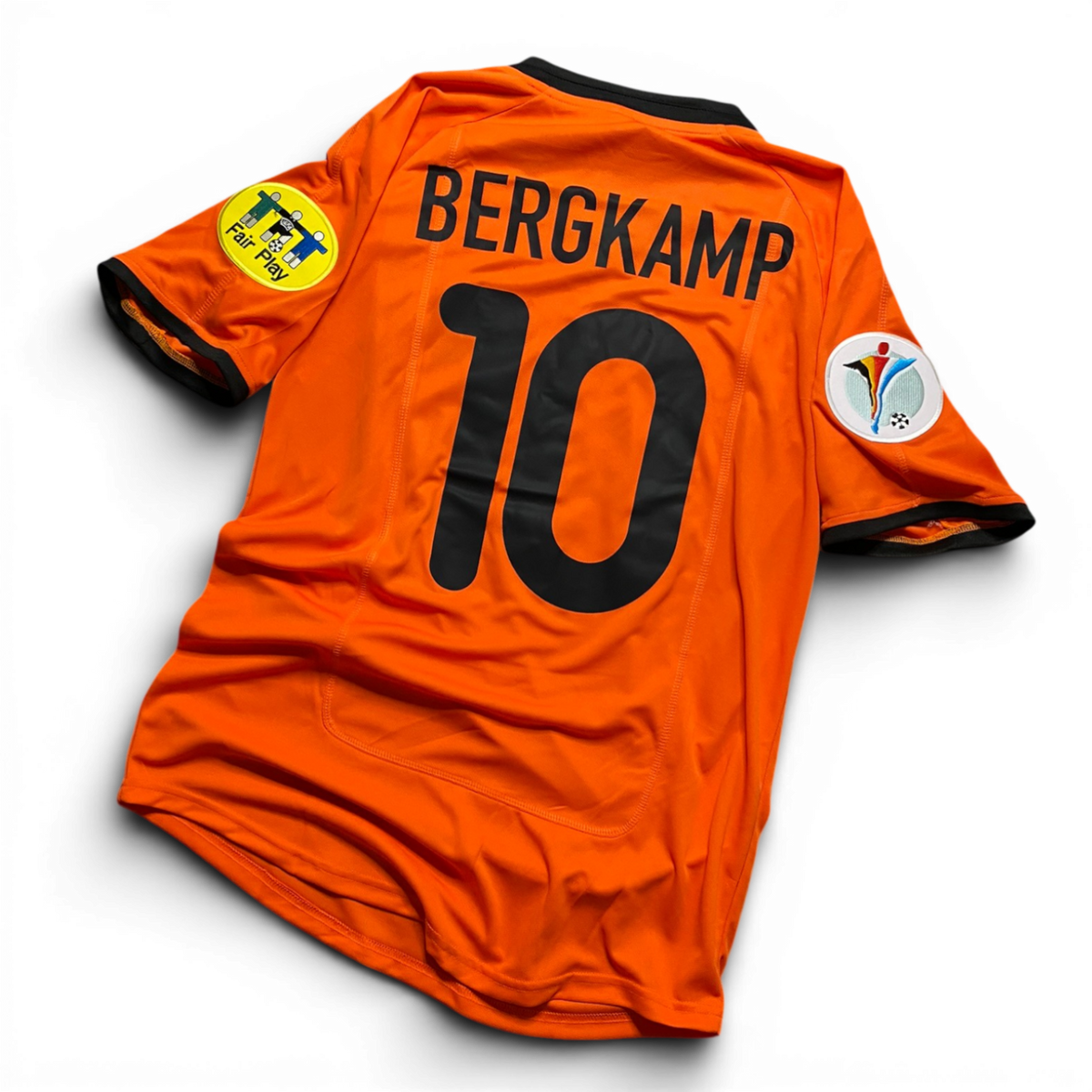 The Netherlands' home jersey for Euro 2000. Dennis Bergkamp