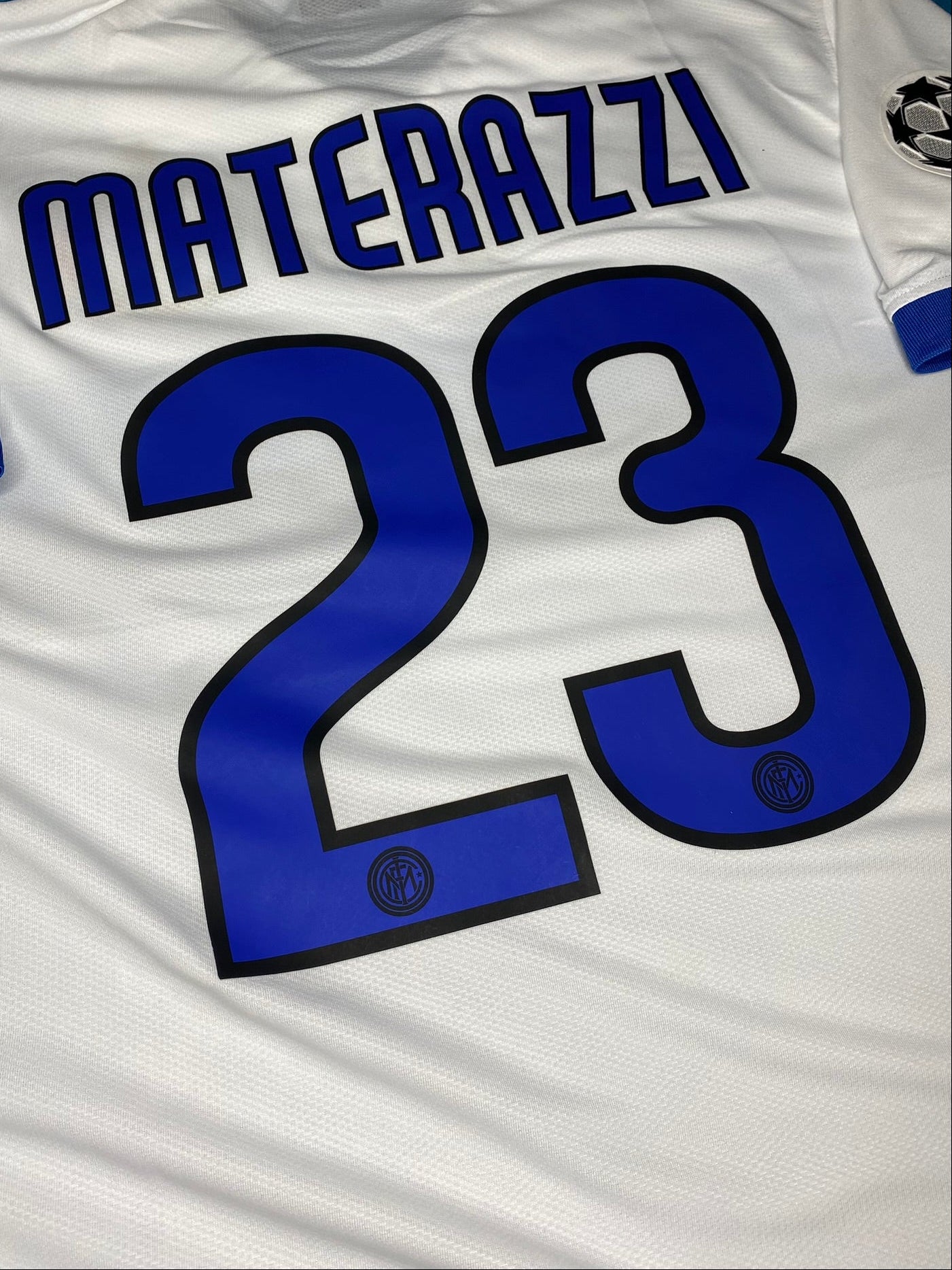 Inter away jersey. Season 09/10. Marco Materazzi