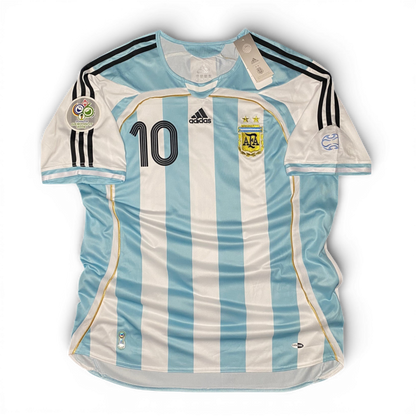 Argentina's home jersey for the 2006 World Cup. Juan Roman Riquelme