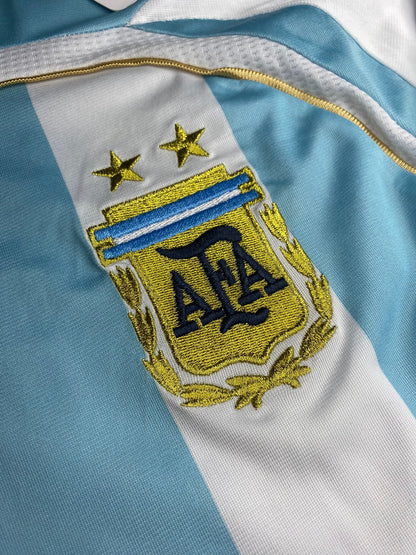 Argentina's home jersey for the 2006 World Cup. Juan Roman Riquelme