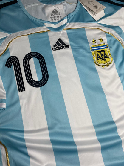 Argentina's home jersey for the 2006 World Cup. Juan Roman Riquelme