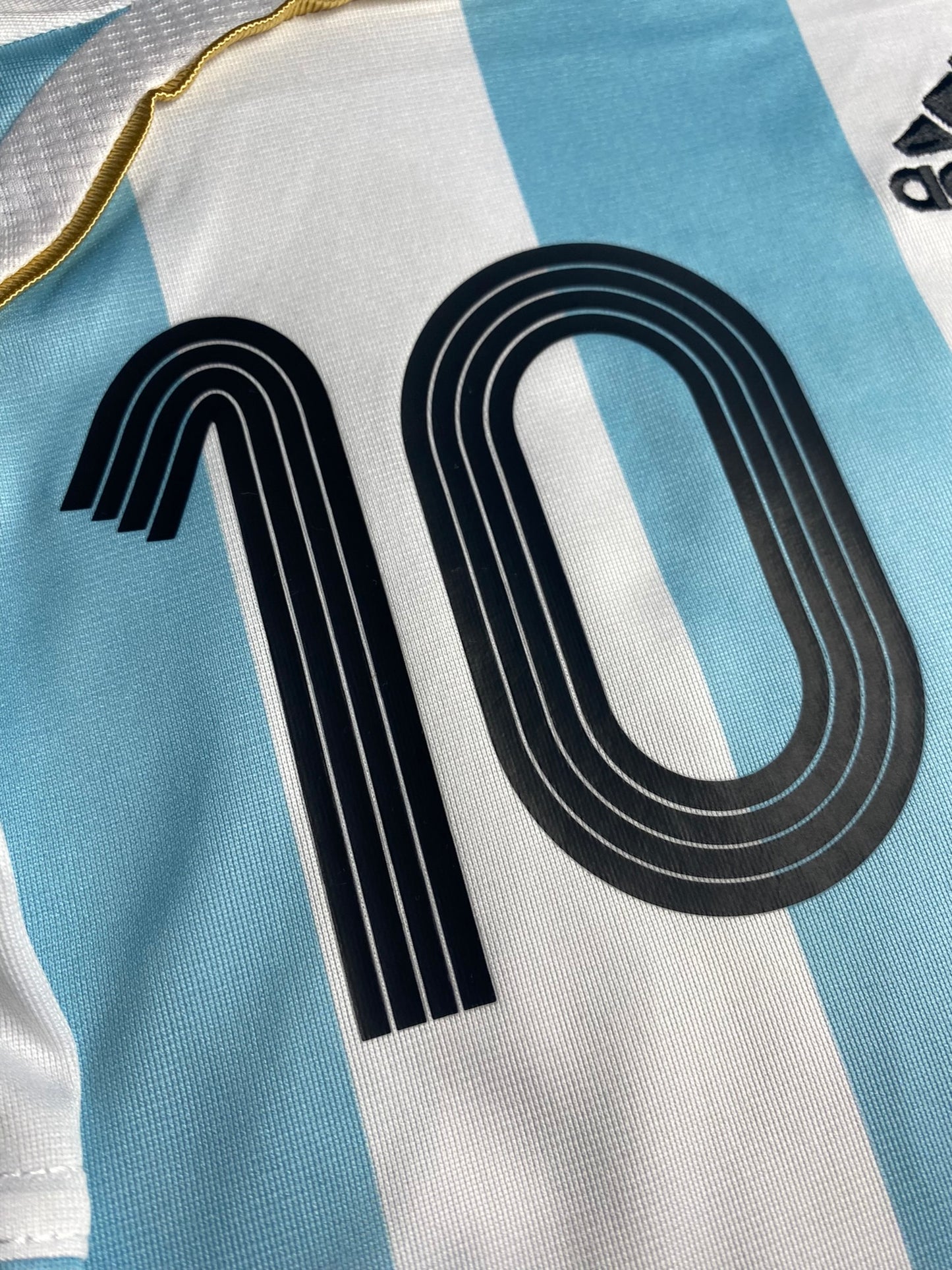 Argentina's home jersey for the 2006 World Cup. Juan Roman Riquelme