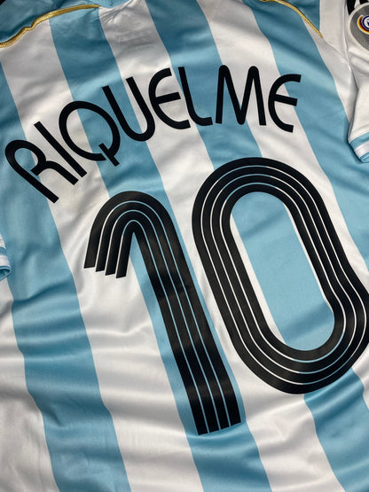 Argentina's home jersey for the 2006 World Cup. Juan Roman Riquelme
