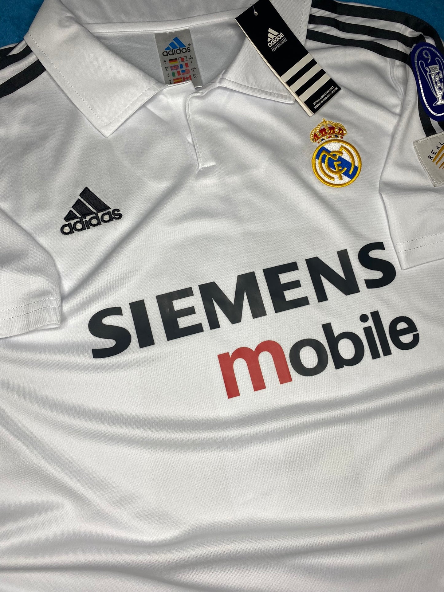 Real Madrid home jersey. Season 02/03. Ronaldo Nazario