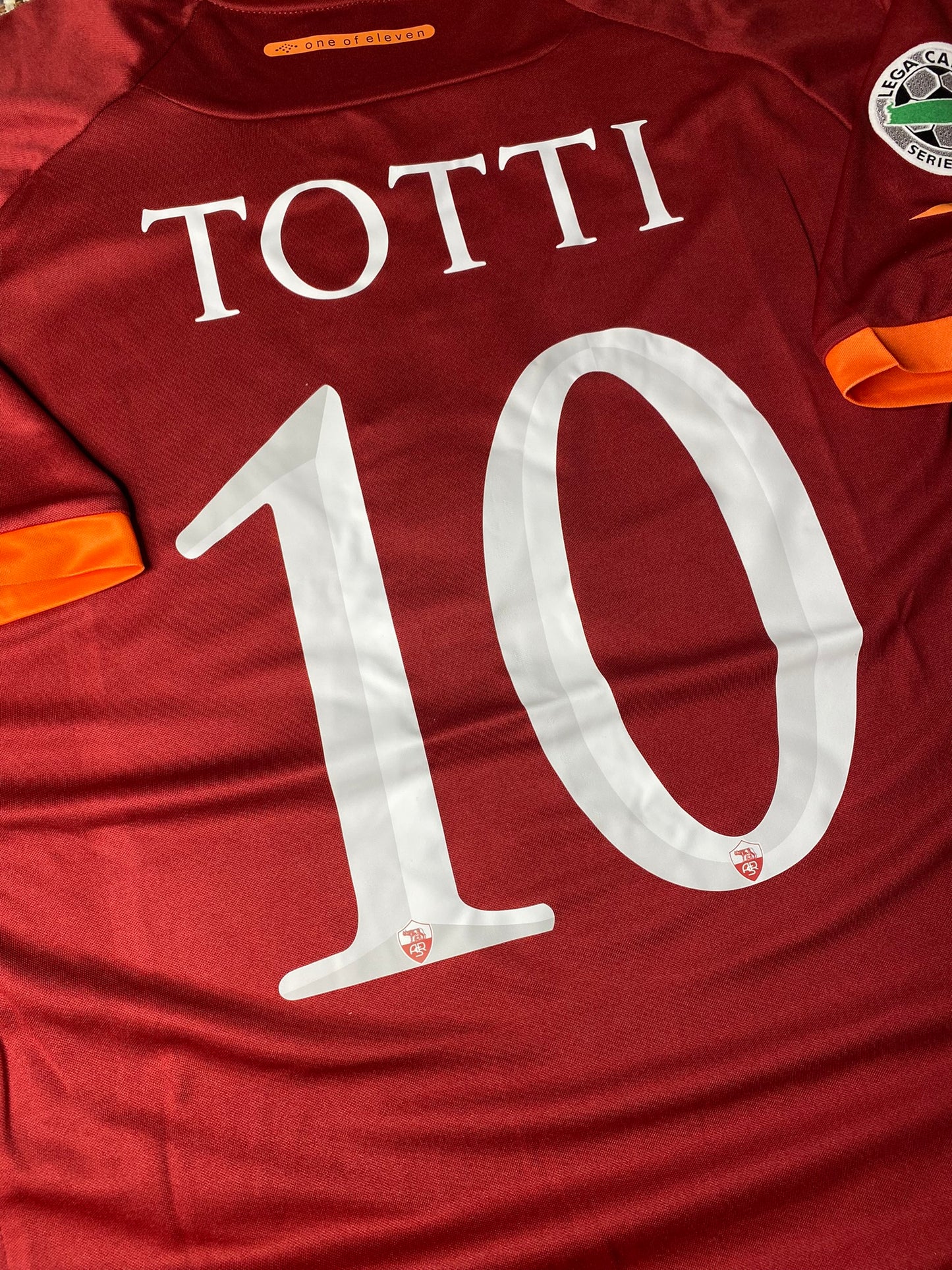 AS Roma home jersey. Season 06/07. Francesco Totti