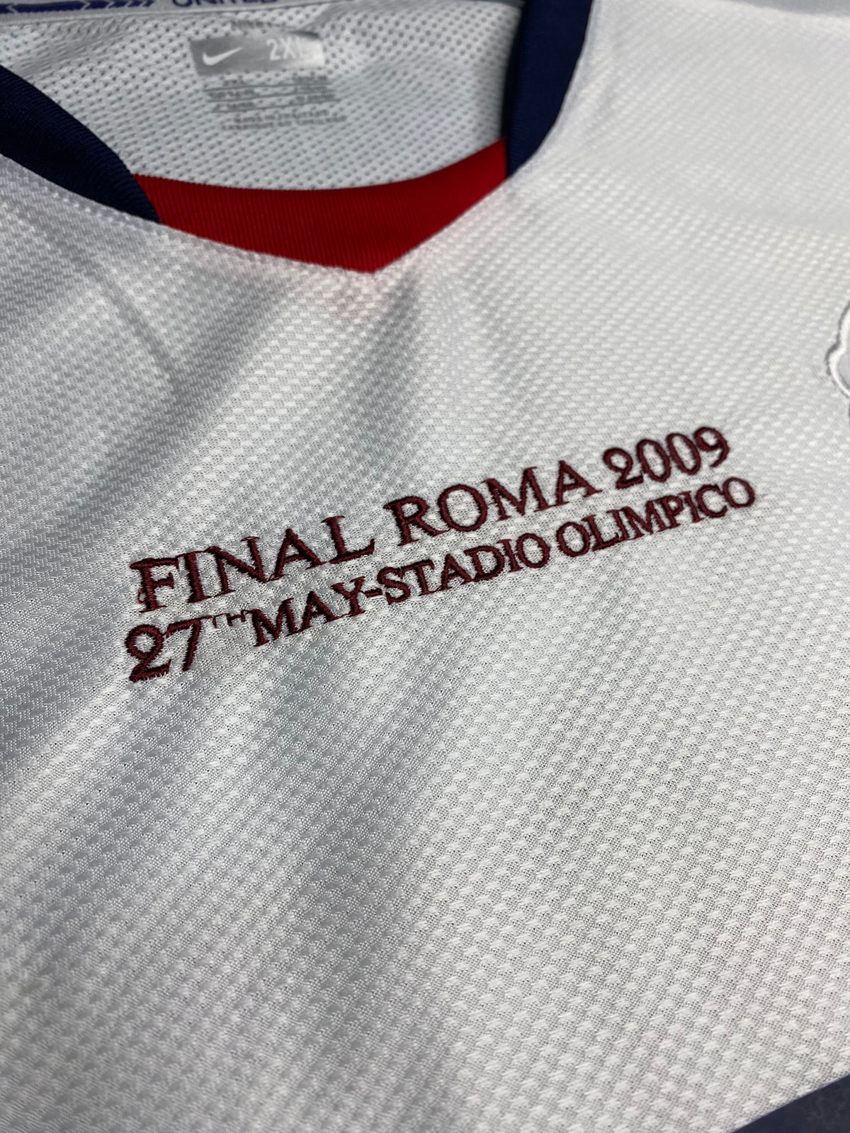 Manchester United longsleeve Away Jersey for the 2009 Champions League Final. Cristiano Ronaldo