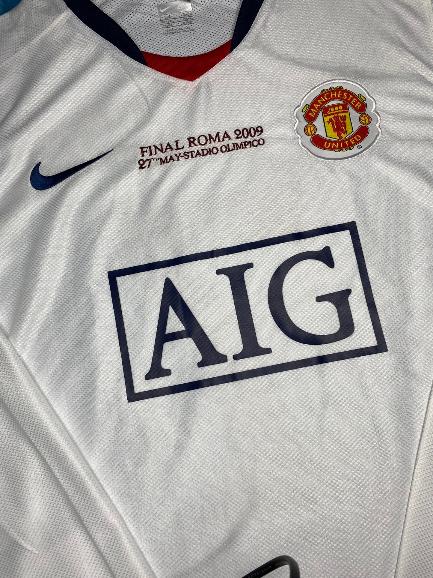 Manchester United longsleeve Away Jersey for the 2009 Champions League Final. Cristiano Ronaldo