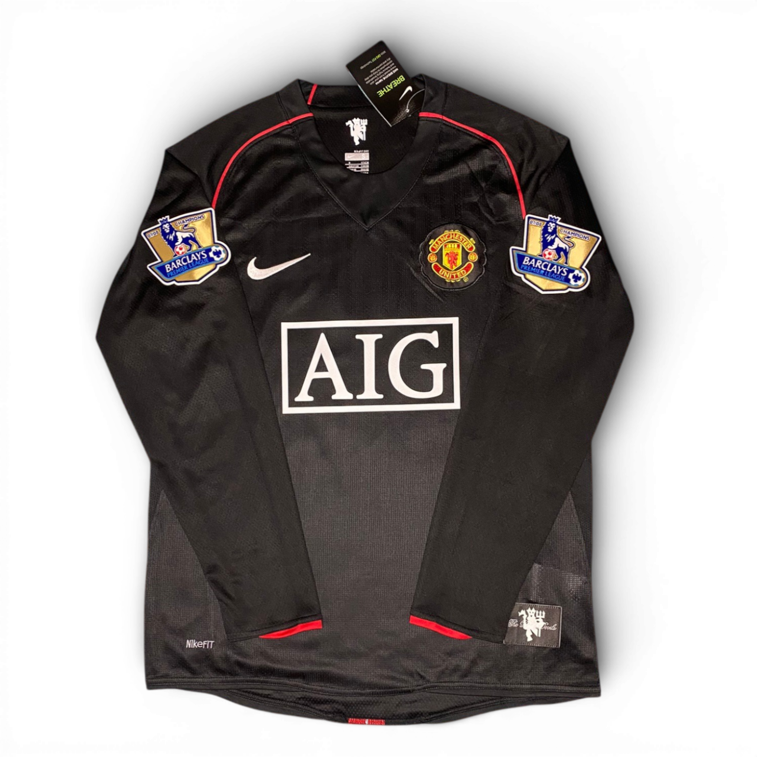 Manchester united longsleeve away jersey. Season 07/08. Cristiano Ronaldo