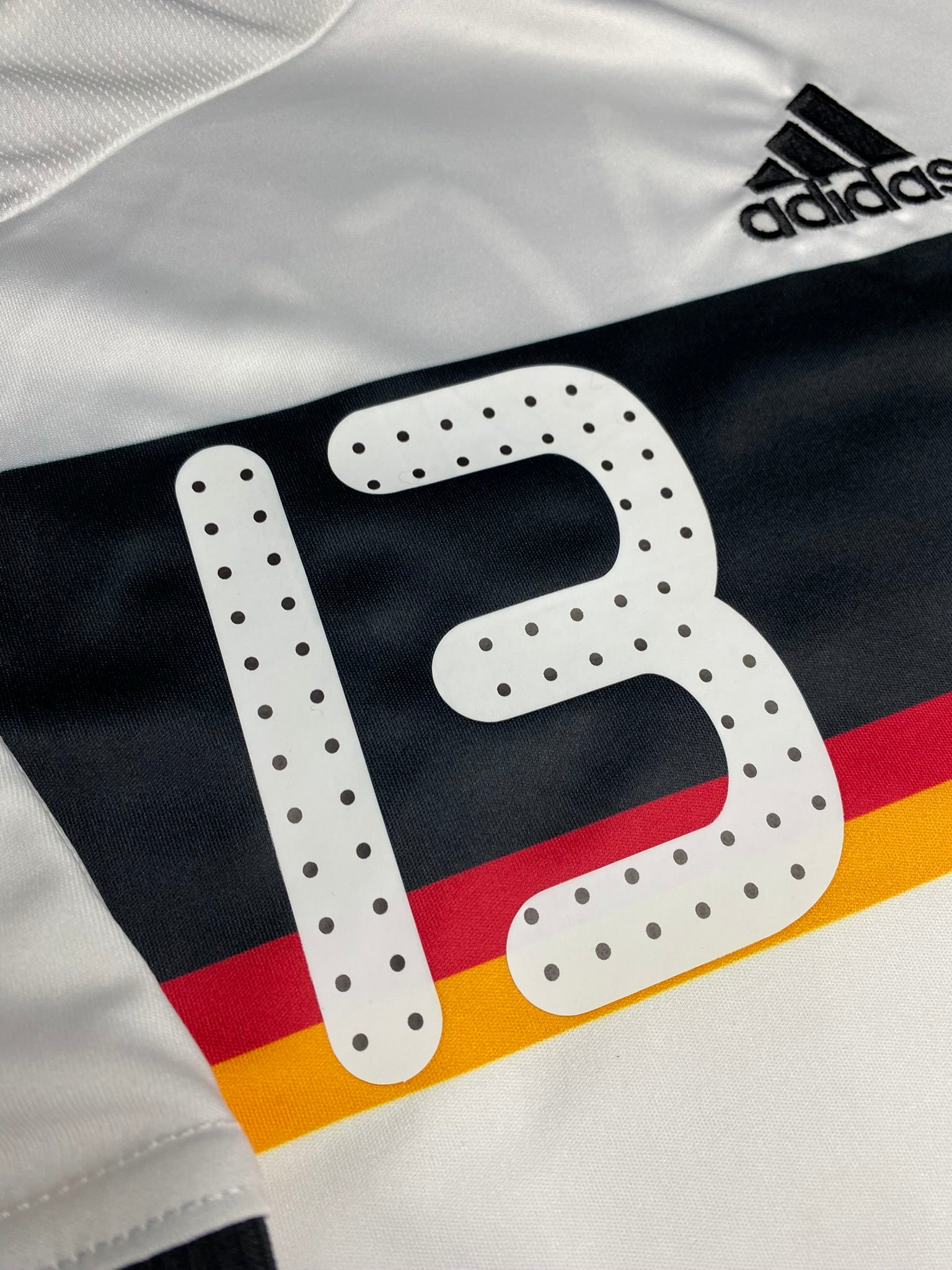 Germany's home jersey for Euro 2008. Michael Ballack