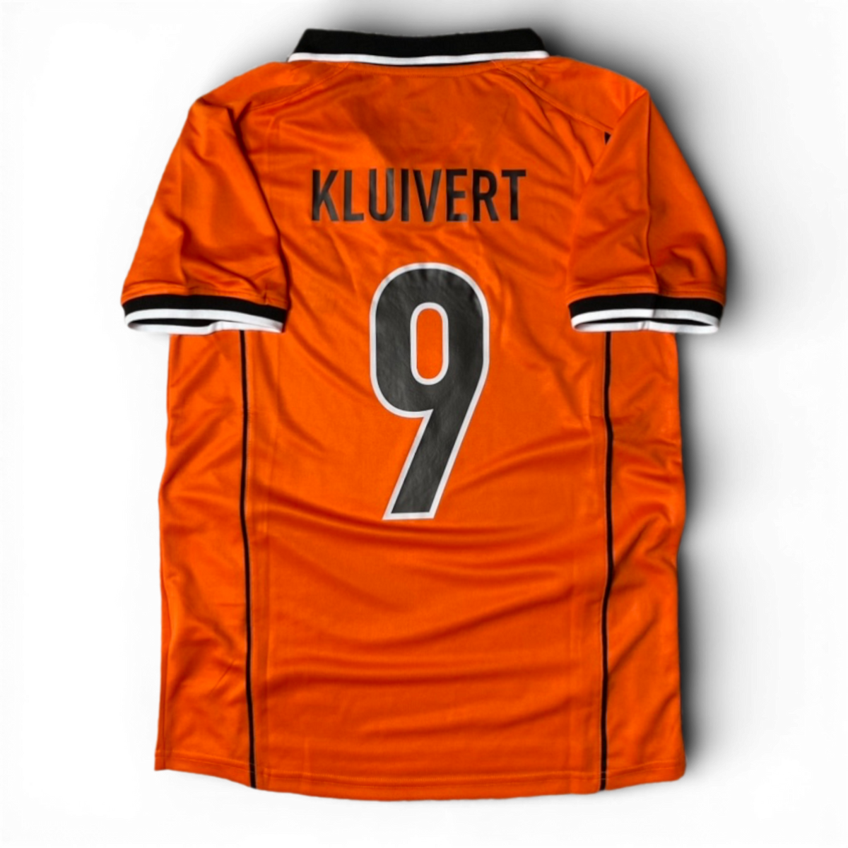 The Netherlands' home jersey for the 1998 World Cup. Patrick Kluivert