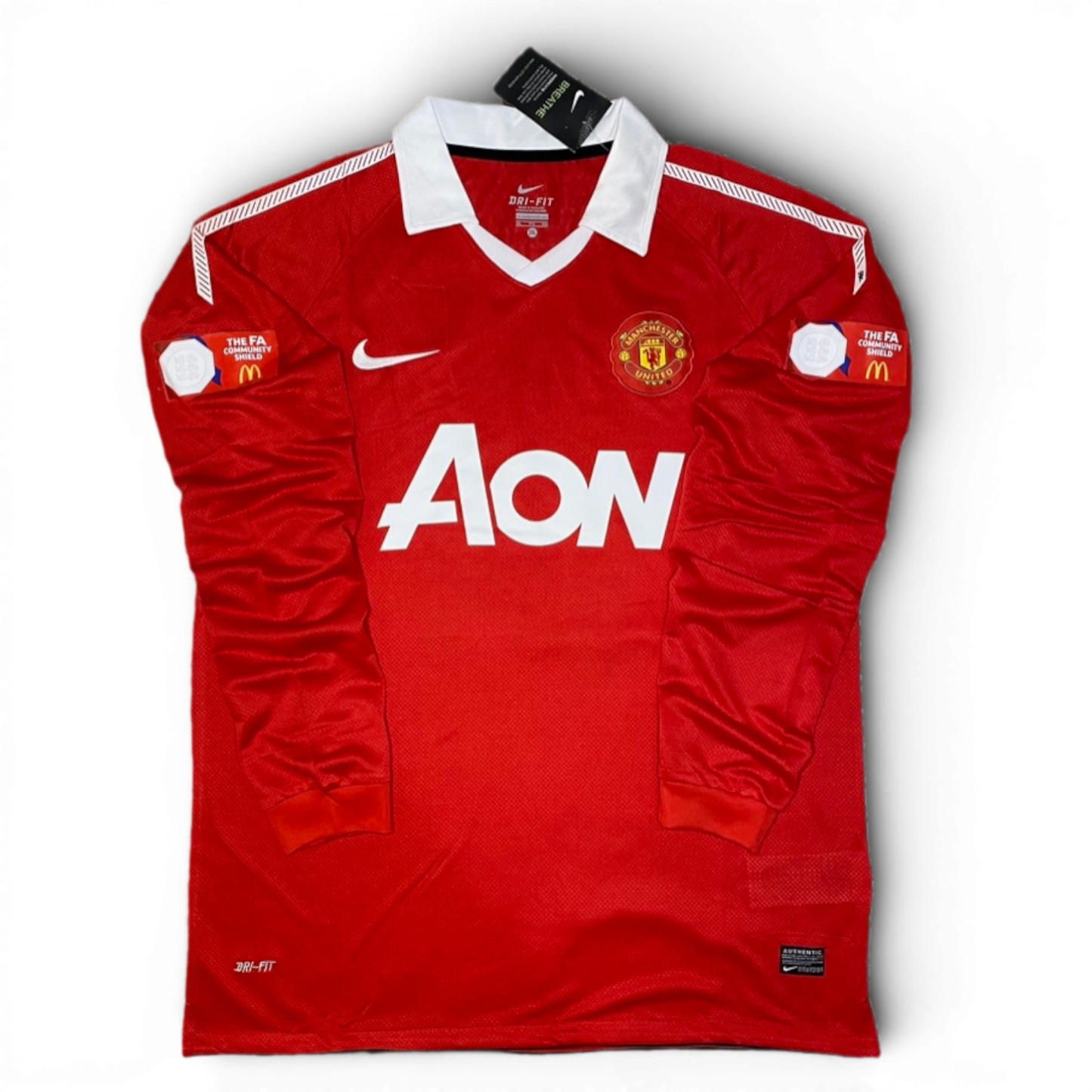 Manchester United longsleeve home jersey. Season 10/11. Javier "Chicharito" Hernandez