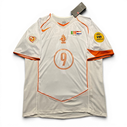 The Netherlands' home jersey for Euro 2004. Patrick Kluivert