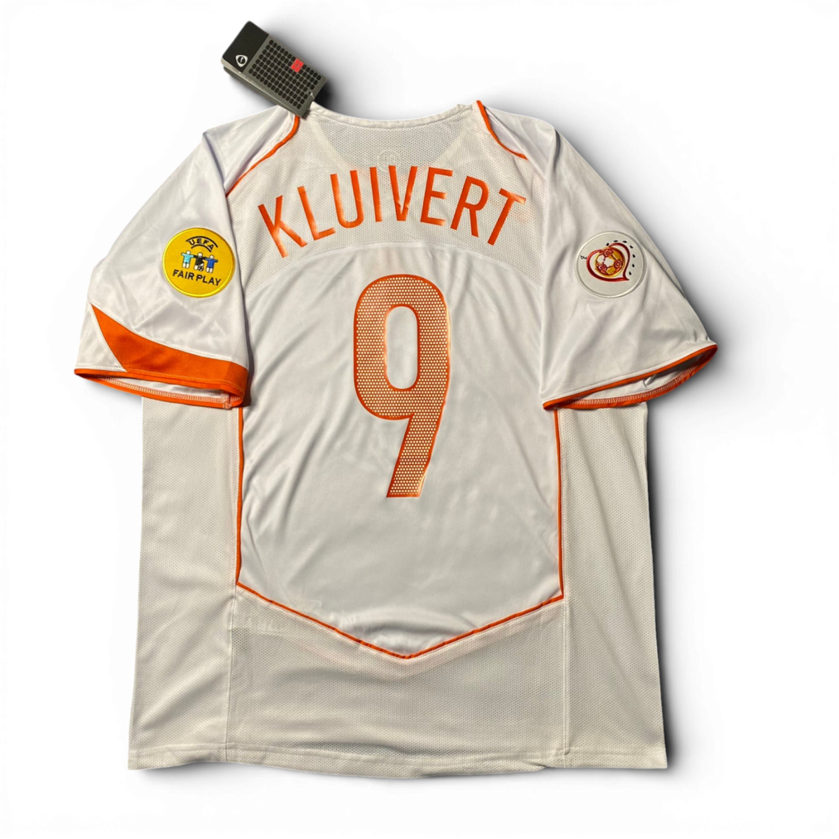 The Netherlands' home jersey for Euro 2004. Patrick Kluivert