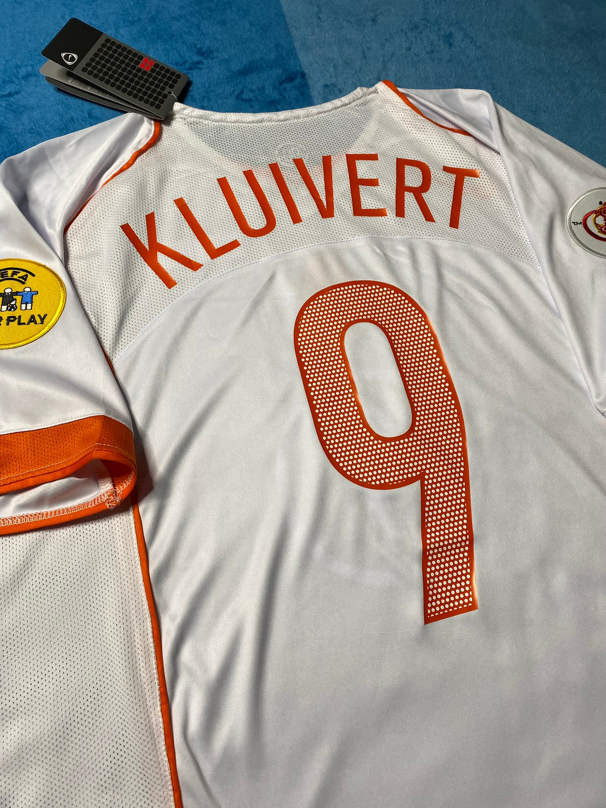 The Netherlands' home jersey for Euro 2004. Patrick Kluivert