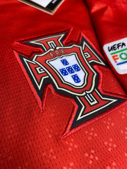Portugal longsleeve home jersey 2025. Nuno Mendes