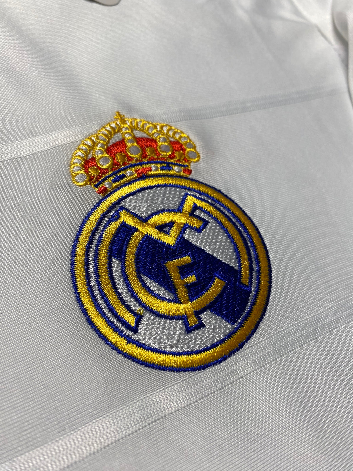 Real Madrid's home jersey for the 2014 Champions League Final. Cristiano Ronaldo