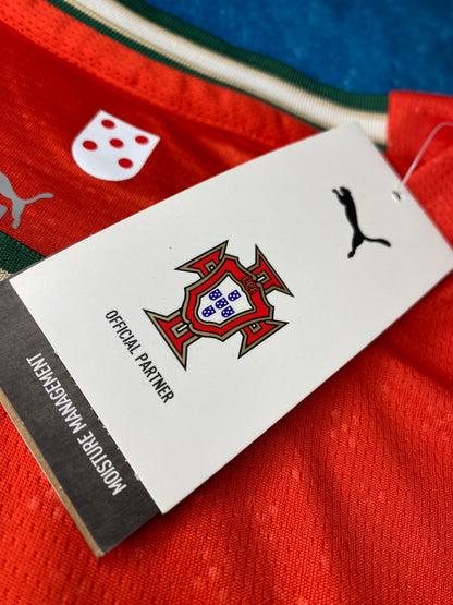 Portugal longsleeve home jersey 2025. Nuno Mendes