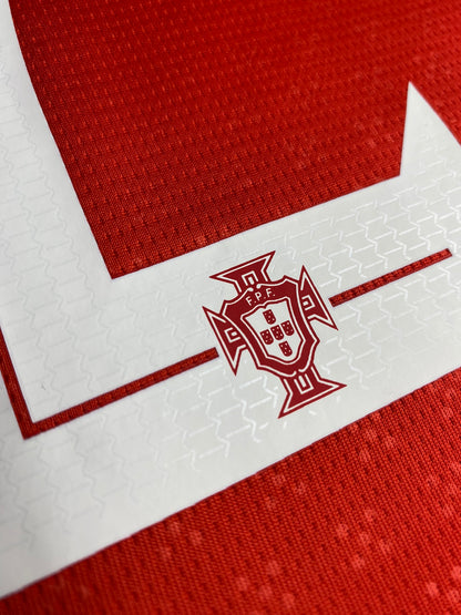Portugal longsleeve home jersey 2025. Nuno Mendes