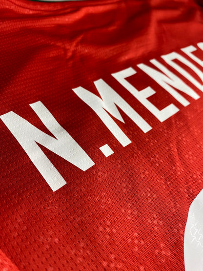 Portugal longsleeve home jersey 2025. Nuno Mendes