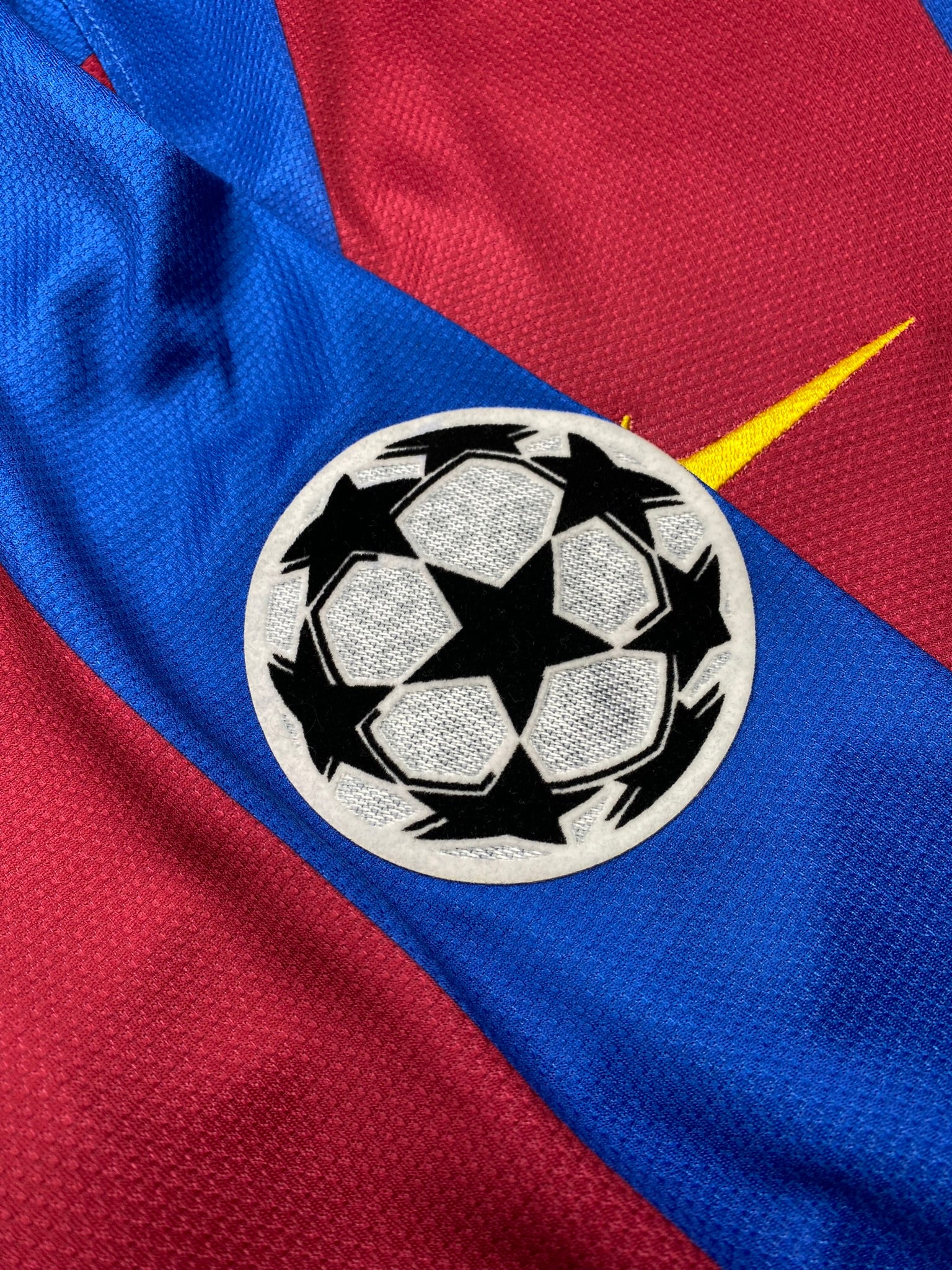 Barcelona longsleeve home jersey. Season 07/08. Ronaldinho Gaucho