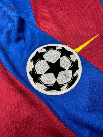 Barcelona longsleeve home jersey. Season 07/08. Ronaldinho Gaucho