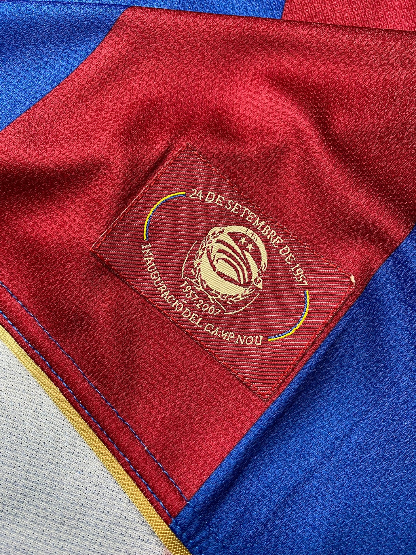 Barcelona longsleeve home jersey. Season 07/08. Ronaldinho Gaucho