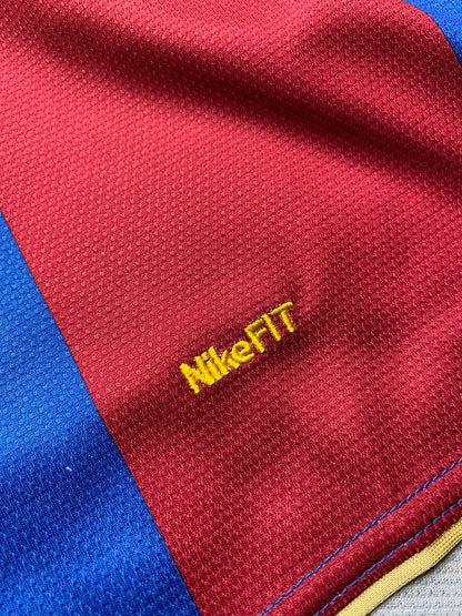 Barcelona longsleeve home jersey. Season 07/08. Ronaldinho Gaucho