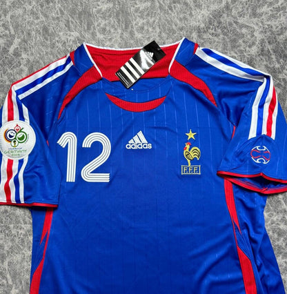 France's home jersey for the 2006 World Cup. Thierry Henry