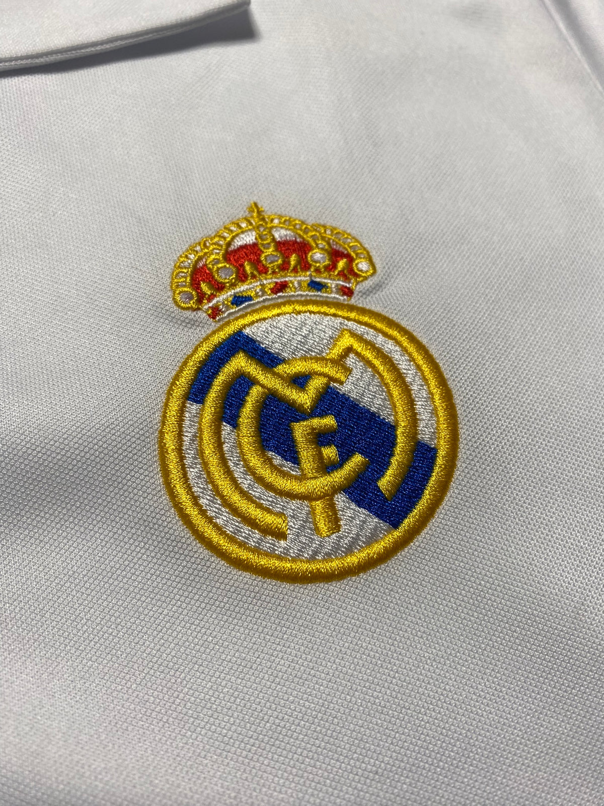 Real Madrid longsleeve home jersey. Season 01/02. Raul Gonzalez Blanco