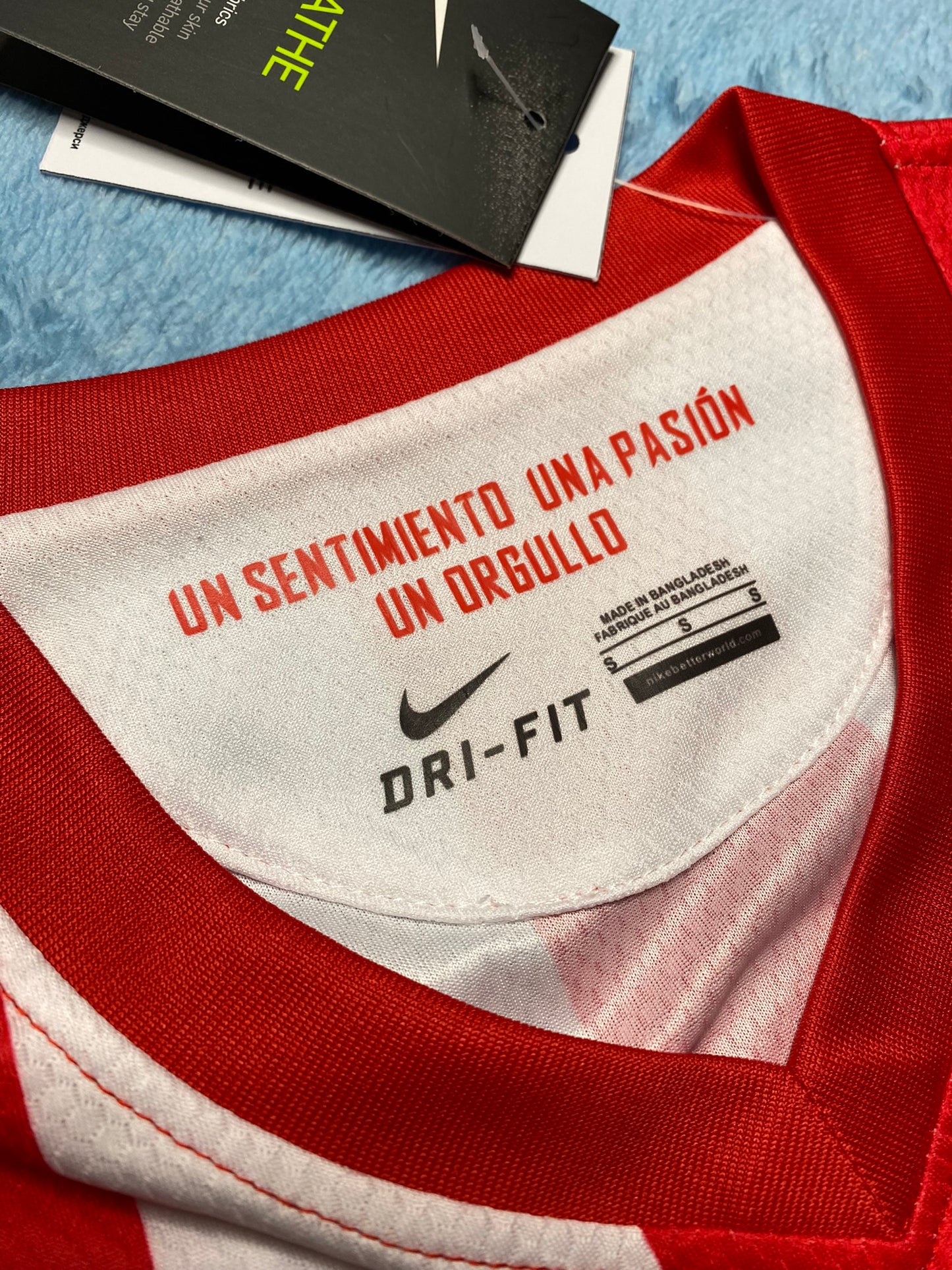 Atletico Madrid's home jersey for the 2013 UEFA Super Cup final. Radamel Falcao