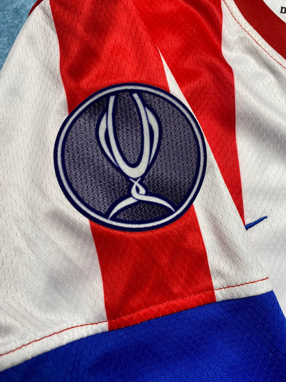 Atletico Madrid's home jersey for the 2013 UEFA Super Cup final. Radamel Falcao