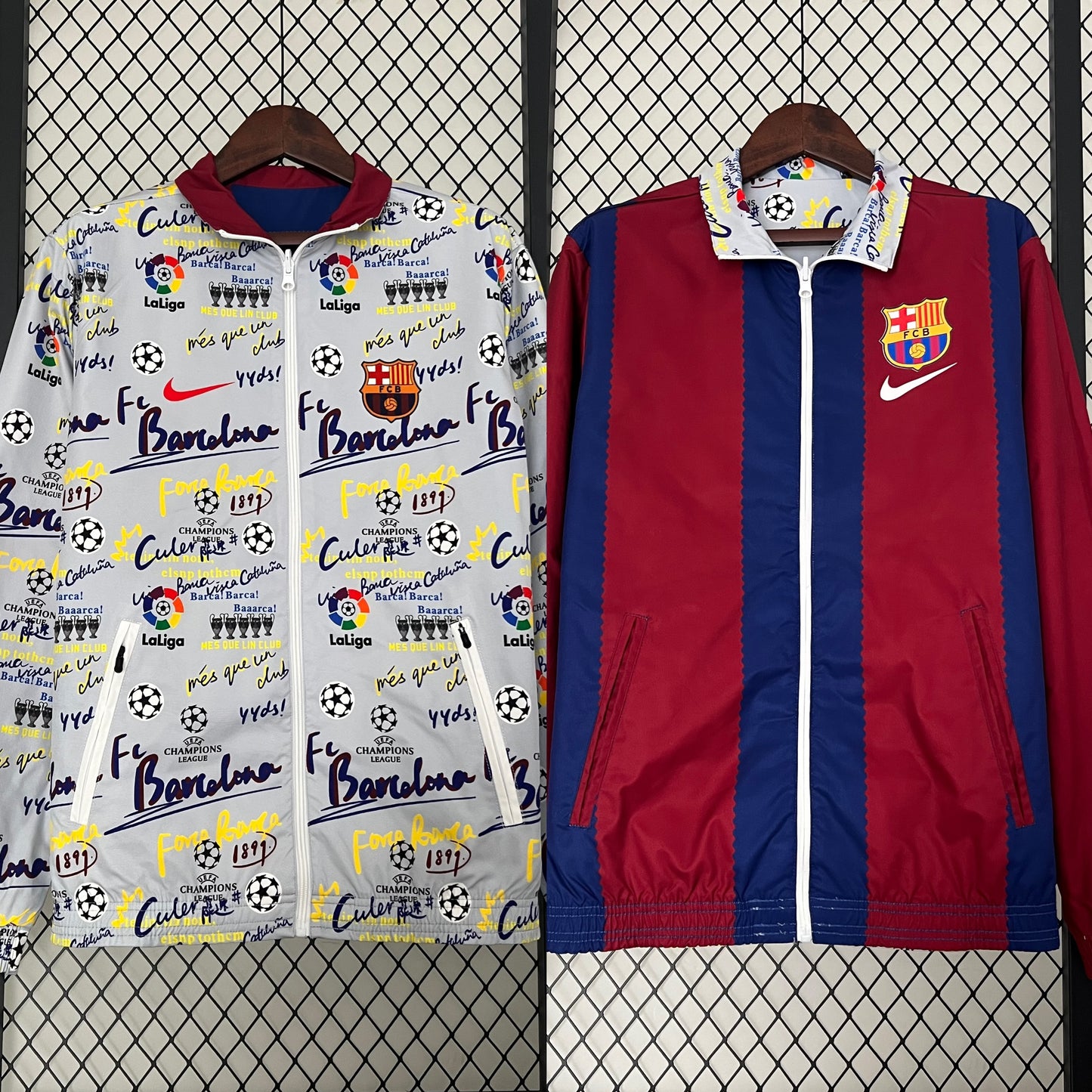 Barcelona double-sided Windbreaker