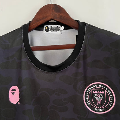 Inter Miami x BAPE Collaboration jersey. (black)