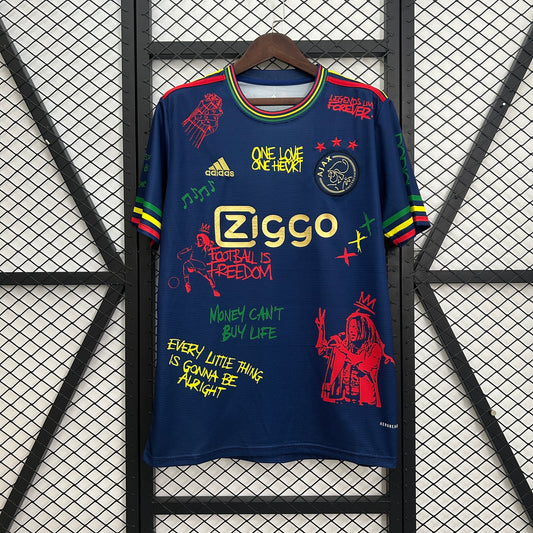Ajax Bob Marley tribute special edititon jersey (blue)