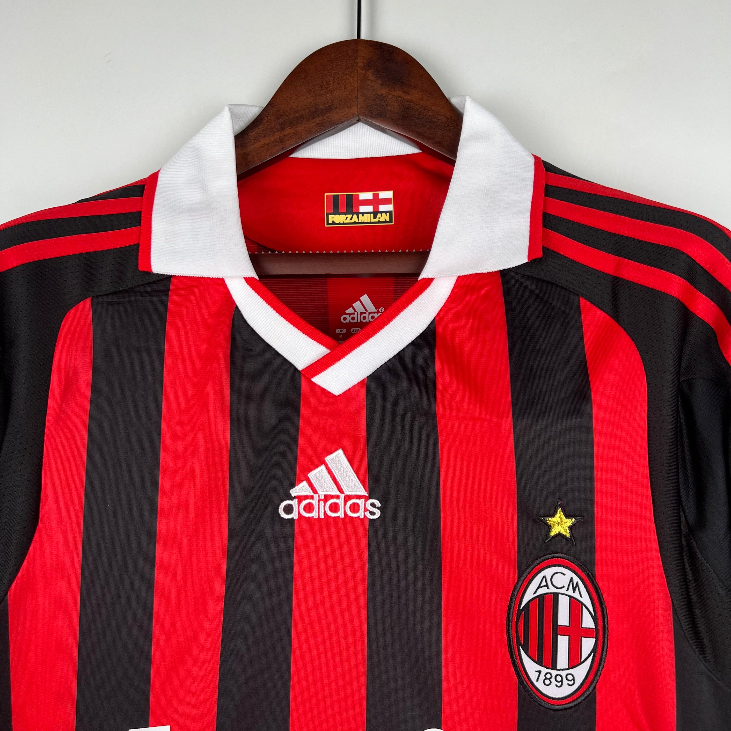 AC Milan longsleeve home jersey. Season 09/10