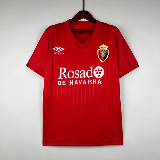 Osasuna home jersey. Season 87/88