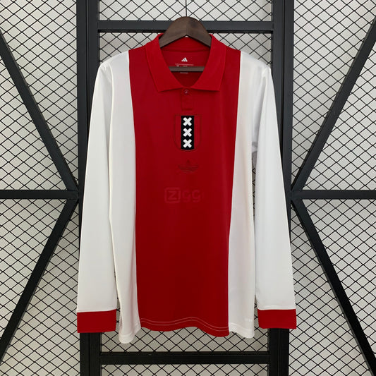 Ajax longsleeve 125 years Anniversary home jersey. Season 25/26