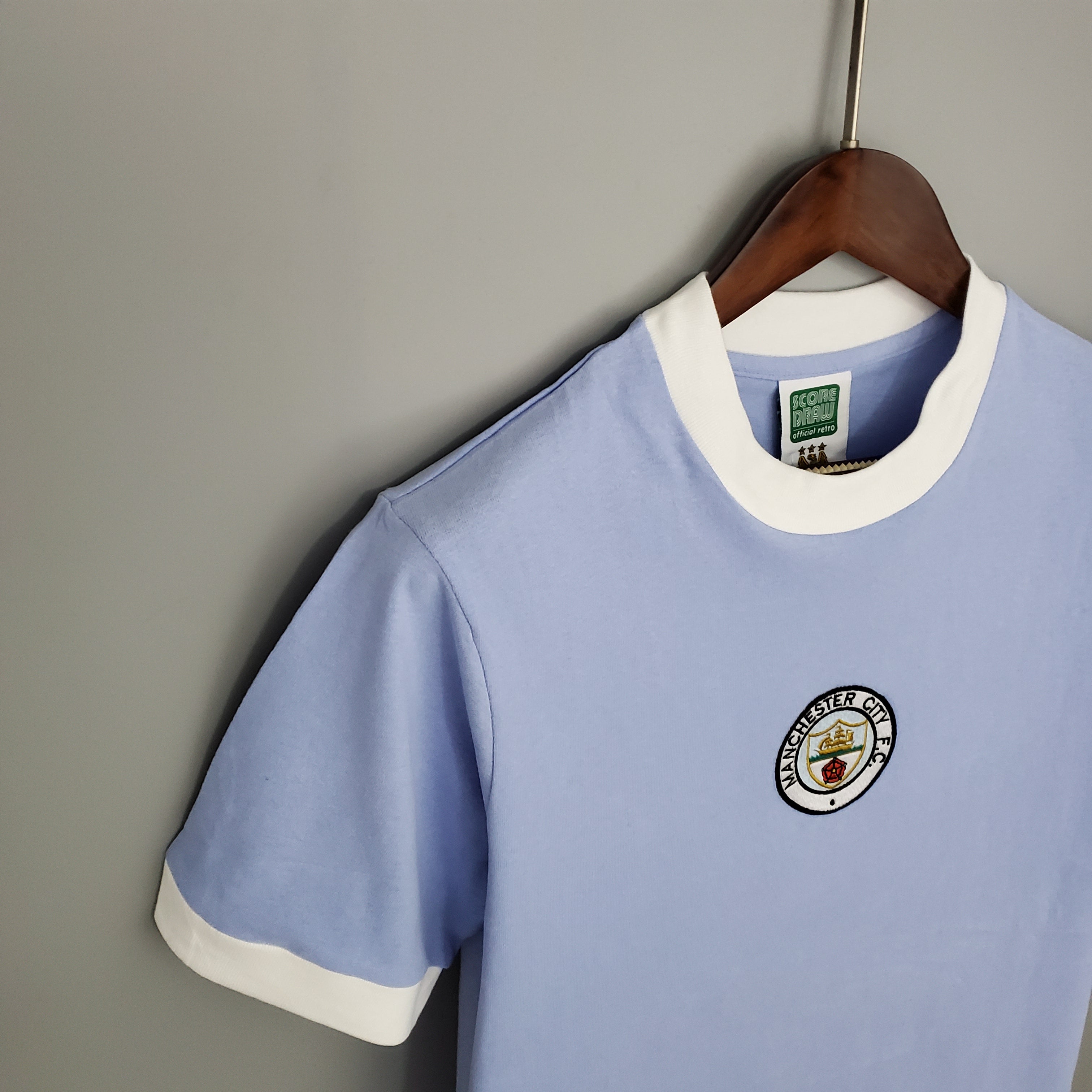 Mancester City home jersey. Season 72/73