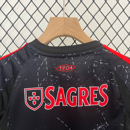 Benfica away kids set. Season 24/25