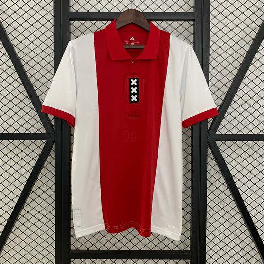 Ajax 125 years Anniversary home jersey. Season 25/26