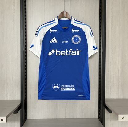 Cruzeiro home jersey. Season 25/26. (All sponsors included)