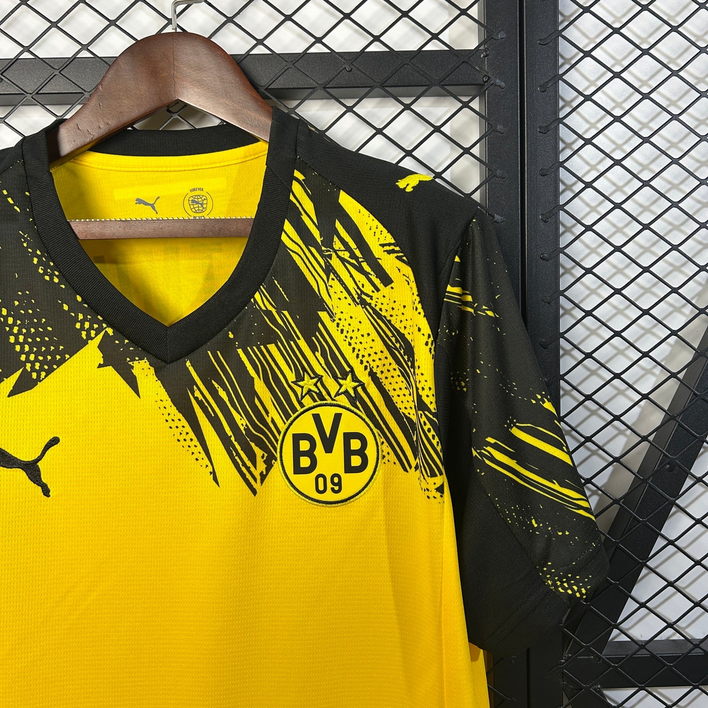Borussia Dortmund home jersey. Season 25/26. (All sponsors included)